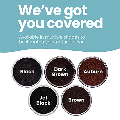 Hair-Illusion-Dark-Brown-Real-Hair-Fibers-for-Thinning-Hair-100-Natural-Texture-Non-Synthetic-Hair-Fibers-Bald-Spot-Cover-Up-for-Women-Men-18-Gram-0-4