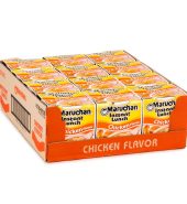 Maruchan Instant Lunch Ramen Noodles, Chicken Flavor – Japanese-Style Instant Noodle Soup, Easy Meal Ready in 3 Minutes – 2.25 Oz. (12 Pack)