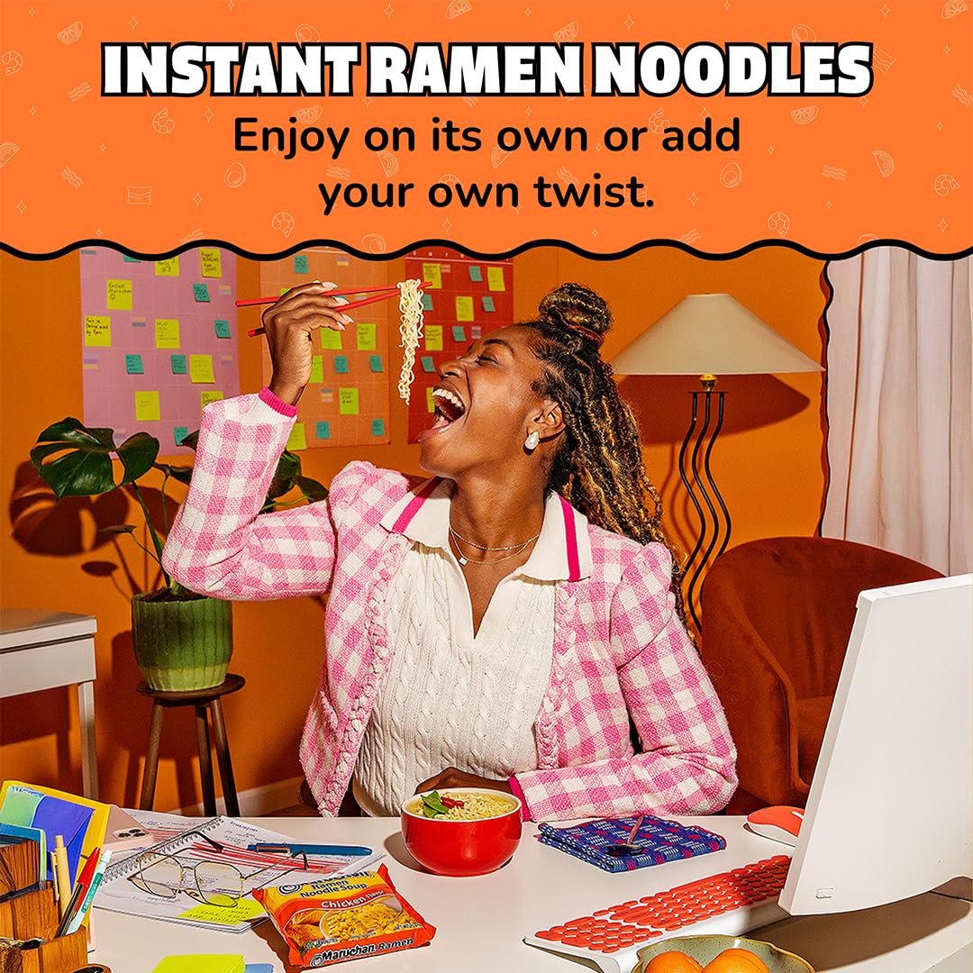 Maruchan Ramen Noodle Soup, Chicken Flavor – Japanese-Style Instant Noodles, Quick & Easy Meal for Kids, Students & Busy Families – 3 Oz. (24 Pack) - Image 5