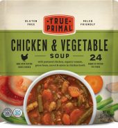 True Primal Chicken & Vegetable Soup 8-pack, Ready to eat, Gluten free, Paleo, Pastured chicken, Whole30, Bone broth