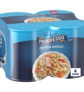 Progresso Traditional, Chicken Noodle Soup, Ready To Serve, 19 oz., 4 Pack