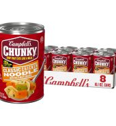 Campbell’s Chunky Soup, Classic Chicken Noodle Soup, 16.1 Oz Can (Case of 8)