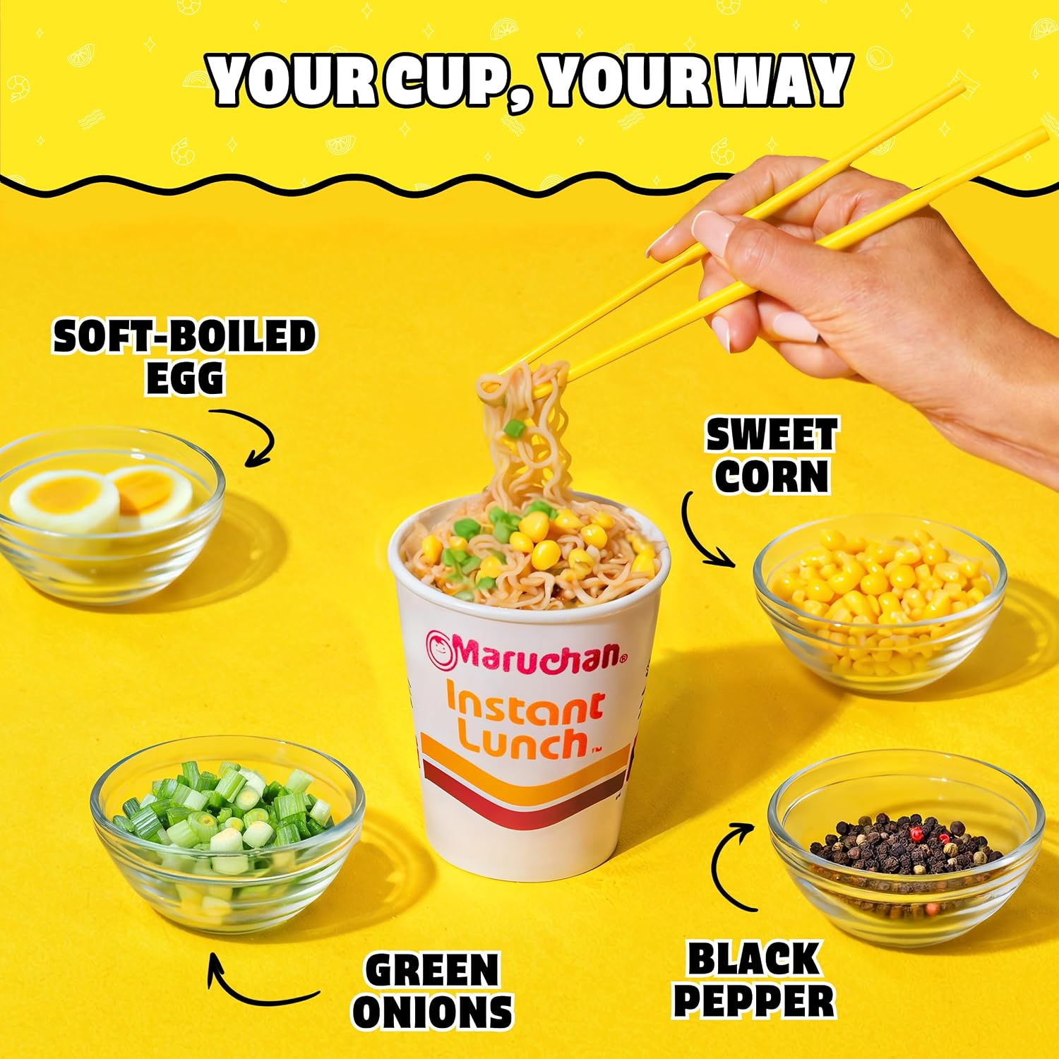Maruchan Instant Lunch Ramen Noodles, Chicken Flavor – Japanese-Style Instant Noodle Soup, Easy Meal Ready in 3 Minutes – 2.25 Oz. (12 Pack) - Image 7