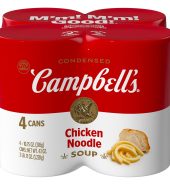 Campbell’s Condensed Chicken Noodle Soup, 10.75 Ounce Can (Pack of 4)